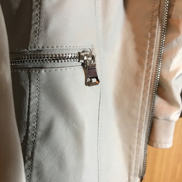 Cleo Motorcycle Style Vegan Leather Jacket (S/M) - Picture 3 of 8